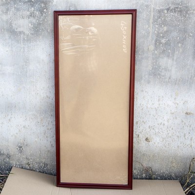 书法    9 国画对联装裱框定制作实木毛笔中式订细长