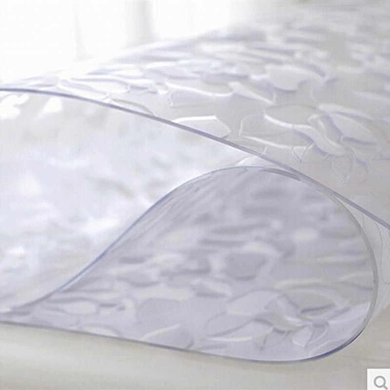 磨砂软质塑料玻璃板 玫瑰花印花C水晶垫防水免洗桌布茶几餐桌垫