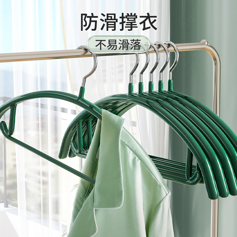 无痕衣架防肩角防滑衣架家用挂衣宿舍家用晾衣架衣挂铁芯加粗衣架
