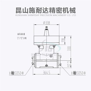 龙门侧铣头 加工中心角度头向输出 侧面镗攻 9度 直角