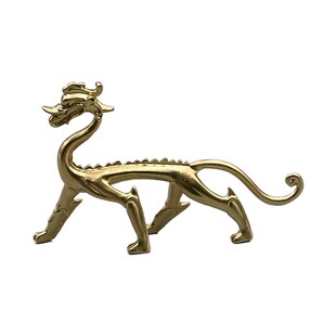 仿唐代金走龙动物摆件客厅玄关样板房摆设陈列拍摄道具装饰品礼品