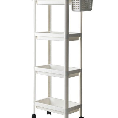 厂家直供多功能带轮可移动厨房浴室落地置物家庭收纳架可拆式家用