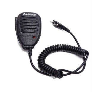 宝锋手咪话筒肩咪 K头宝峰对讲机BF-UV5R A5A2A7手台通用手咪手持