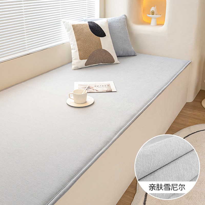 防水防污泰迪绒飘窗垫窗台垫四季通用网红棉垫榻榻米坐垫子