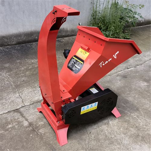 移动式树枝粉碎机园林绿化小型粉碎机果园修剪物手推式树枝粉碎机