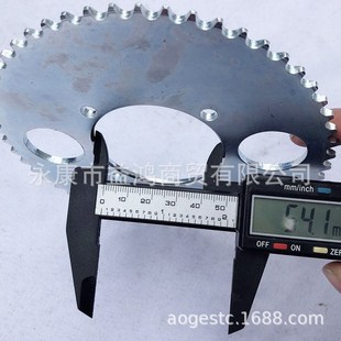 迷你越野摩托车配件 54齿链盘齿轮链轮 49CC小跑车越野滑板车T8F