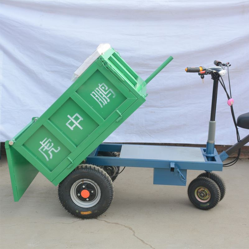 电动三轮车小型水泥运输车 电动拉粪车 小型建筑工地混凝土搬运车