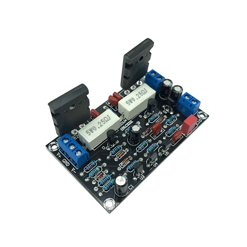 2SC5200功放板 拆机+2SA1943100W成品后级功放板大功率单声道