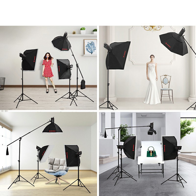 金贝JB2/00摄影灯架摄影棚影室闪光灯支架拍照道具LED摄影脚架道