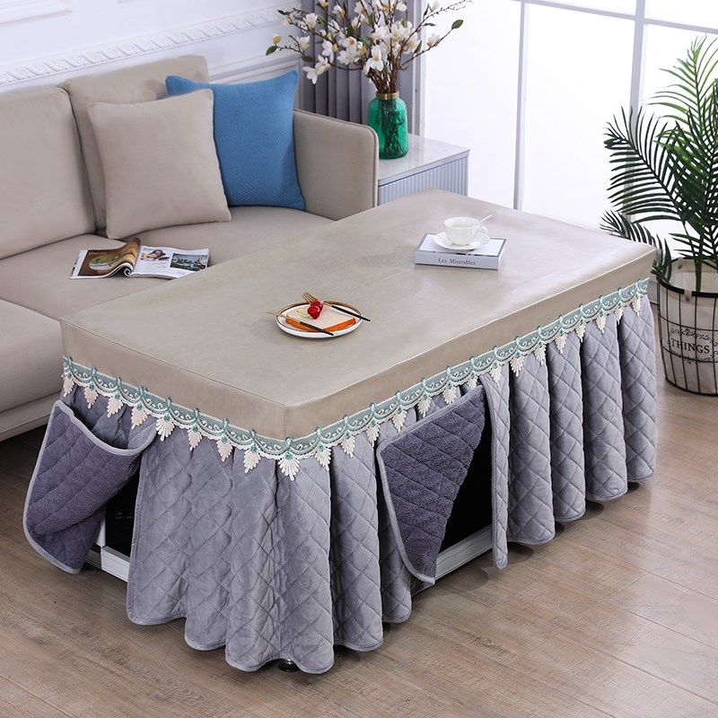 茶几裙摆式二合一家用揭盖取暖桌罩新款荷兰绒烤火罩长方形桌布,居家布艺,烤火罩,淘宝优惠券,粉丝福利购,淘宝优惠卷