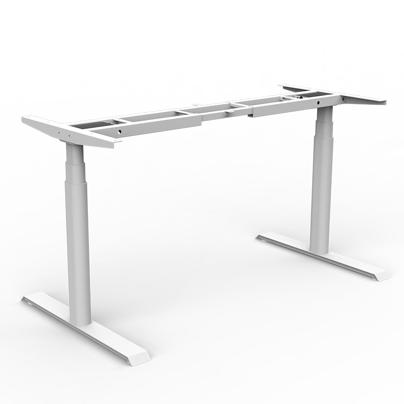 伟博德美电动升降桌架椭圆桌腿电脑书桌办公架电机厂家定制