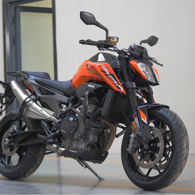 适配KTM790/890DUKE改装雪狼护杠保险杠铝合金发动机护板后尾架