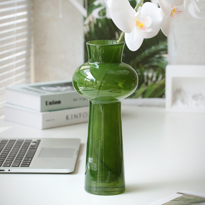 泽滕家插鲜花瓶子花束玻璃绿植家用入户玄关桌面客厅茶几装饰摆件