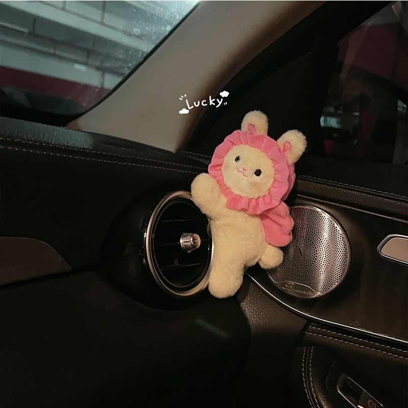 汽车饰品摆件车载中控台显示屏幕可爱趴趴公仔车饰车内装饰用品女