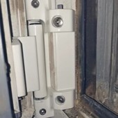 通用门下锁合页平铝合金铰链断桥铝内倒内五金