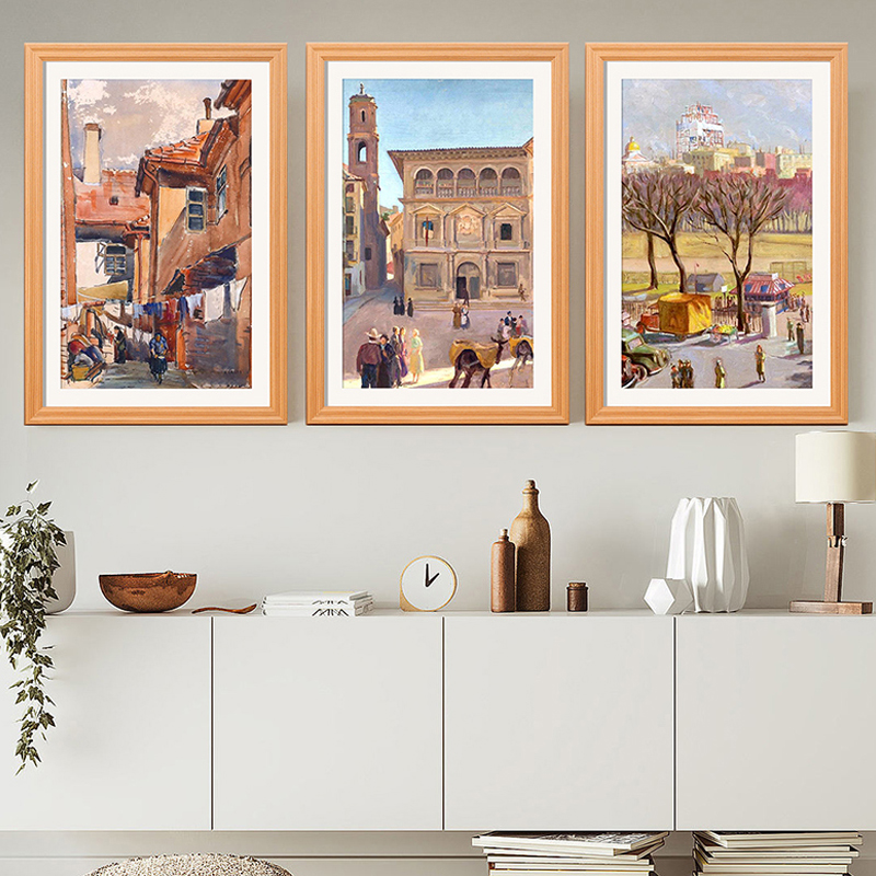 实木画框装裱客厅挂墙卡纸大相框定制装饰K外框架任意尺寸