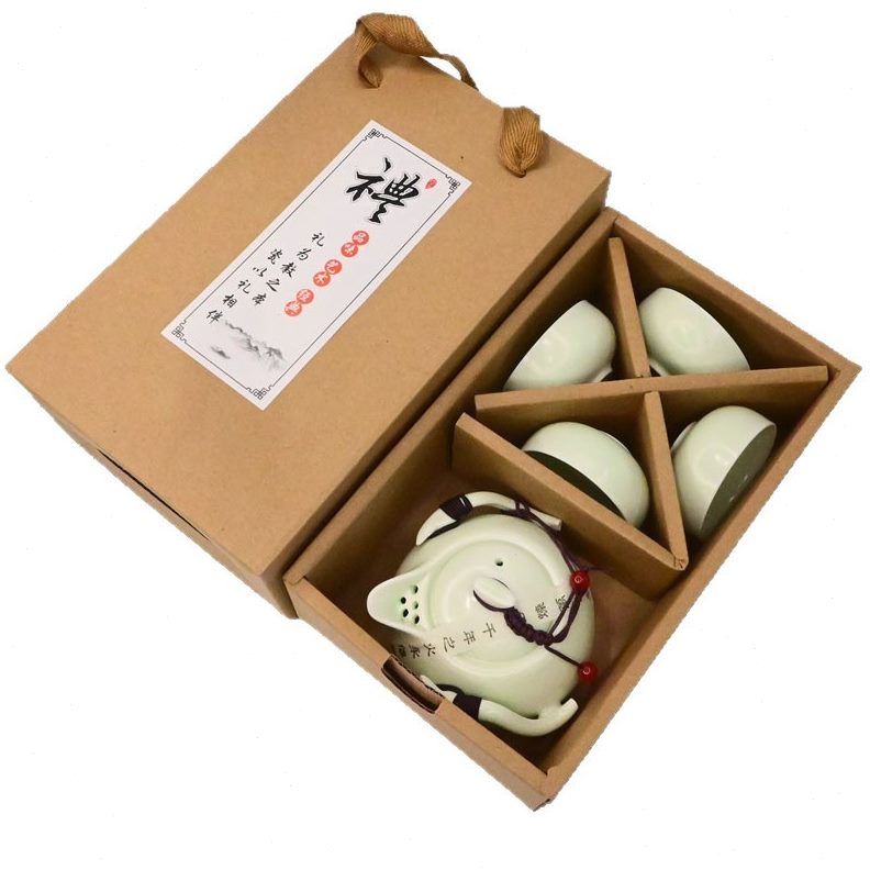 甄选旅行茶具套装小礼品实用酒店送客户员工伴手礼茶杯logo