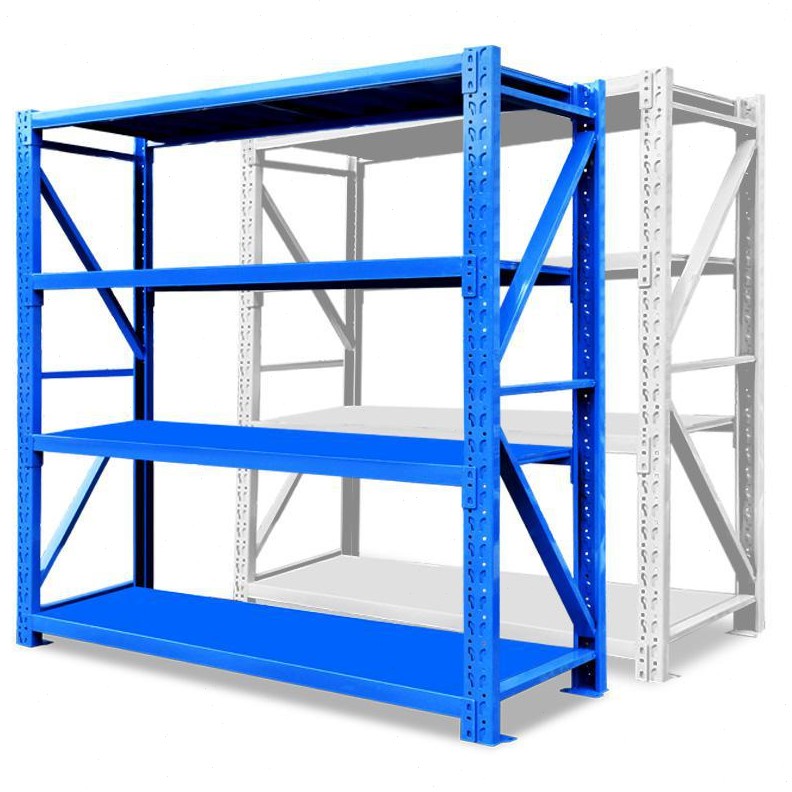 甄选仓储货架置物架多层家用储物架快递超市收纳铁架子仓库重型货