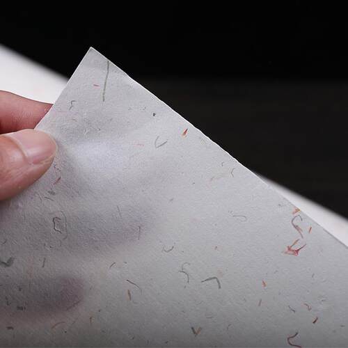 四尺六尺八尺仿古手工麻宣纸云龙纤维皮纸半生熟毛笔书法创作参展