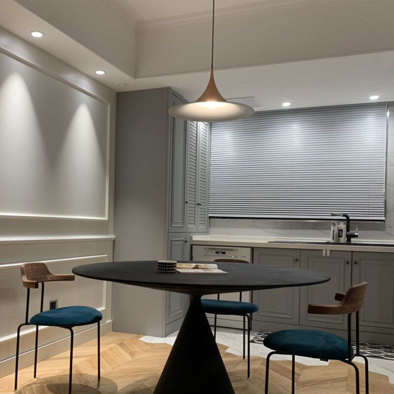 丹麦单头吊灯GUBI-semi简约餐桌餐厅灯个性喇叭灯设计师款金属灯