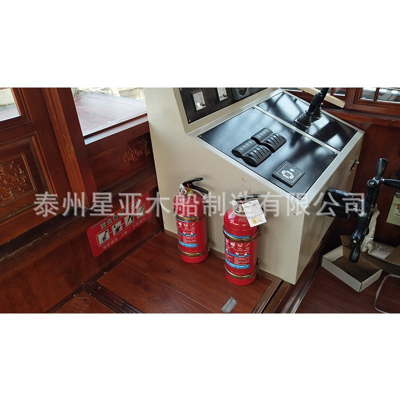 定 制仿古木质电动旅游船景区观光船水上餐饮船休闲画舫船