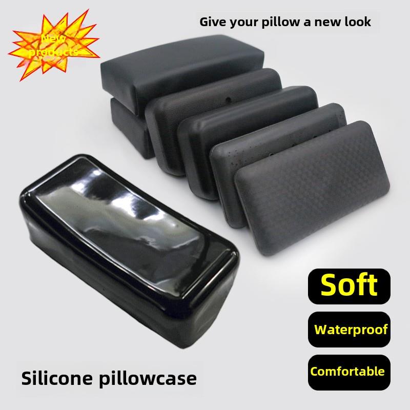 洗头床枕头PU加厚长枕PU长枕硅胶枕头套发廊泰式床枕头