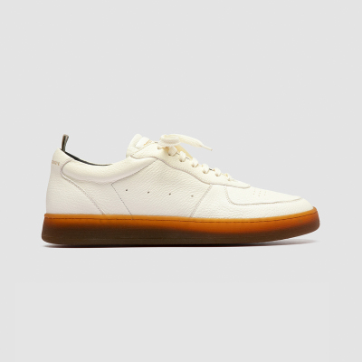 OFFICINE CREATIVE男士系带休闲运动鞋 BIANCO Asset 001