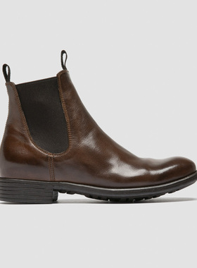 OFFICINE CREATIVE手工软牛皮松紧弹力踝靴切尔西靴Calixte 004