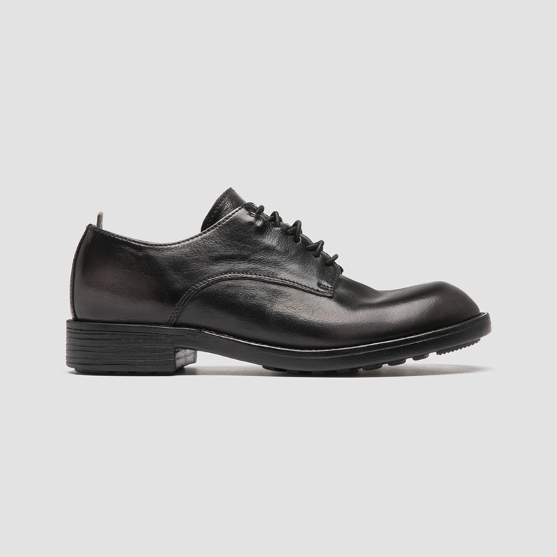 OFFICINE CREATIVE手工软牛皮光面渐变色系带德比皮鞋Diary 105