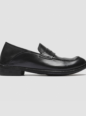 OFFICINE CREATIVE英伦风亮面擦色多色皮革乐福鞋Lexikon 140