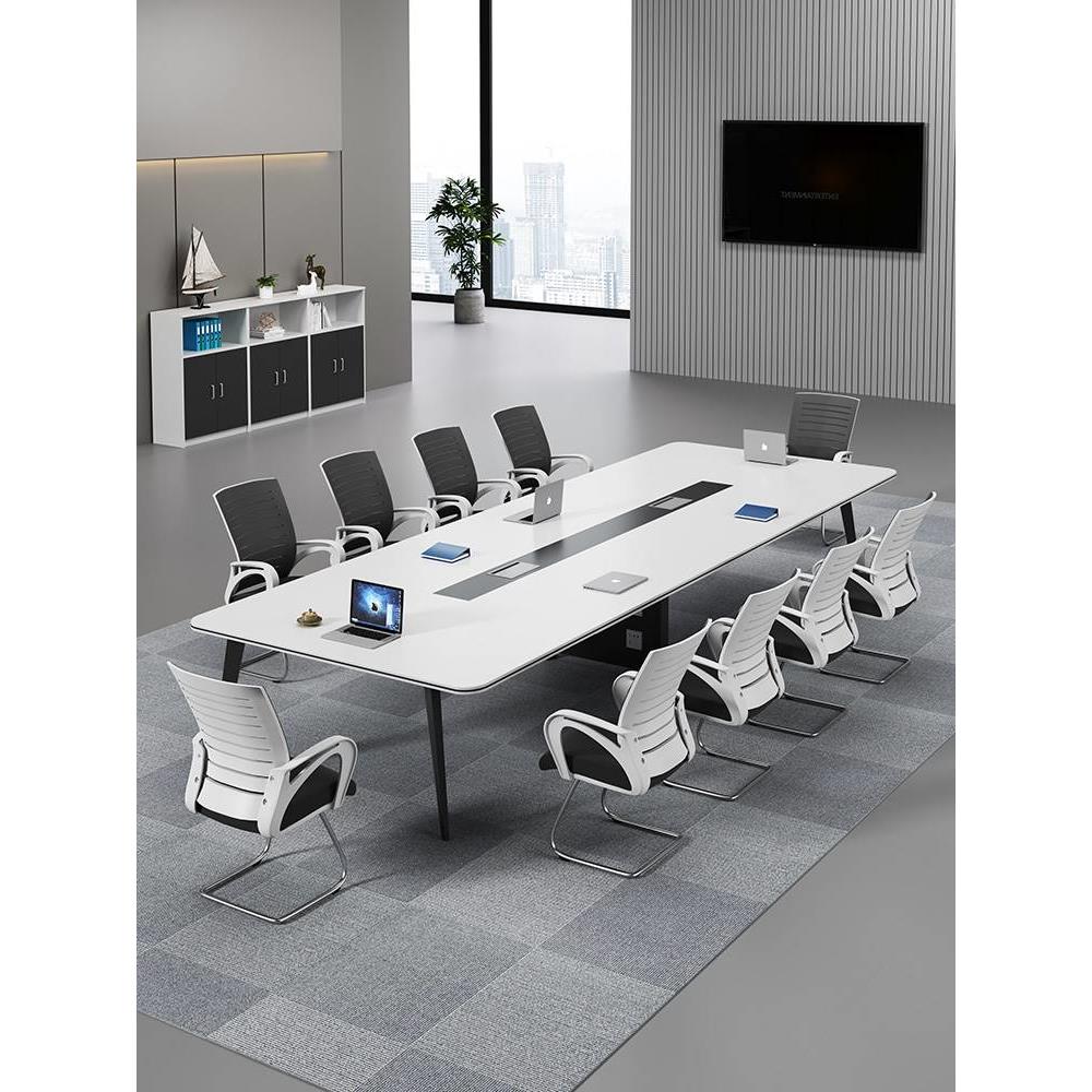 办公家具会议室会议桌长桌培训洽谈桌小型接待桌椅组合简约现代