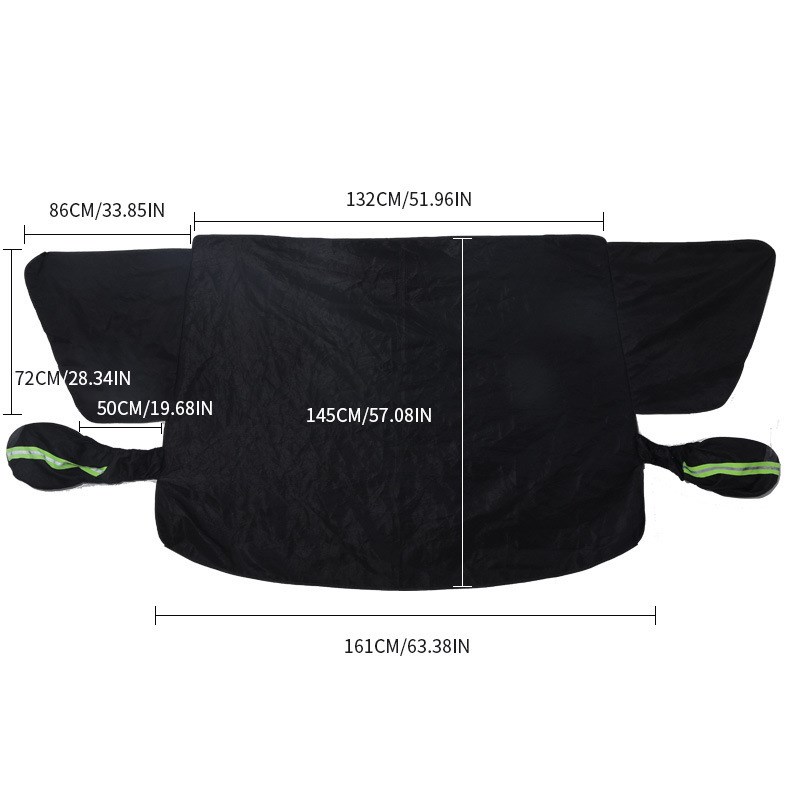 汽车防雪罩前挡冬季加长加大加厚遮阳档风挡防雪罩防霜防冻遮雪挡