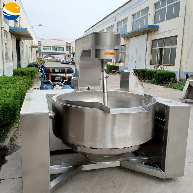全自动行星搅拌炒锅 大型可倾斜倒料中央厨房炒菜锅 食堂炒菜机