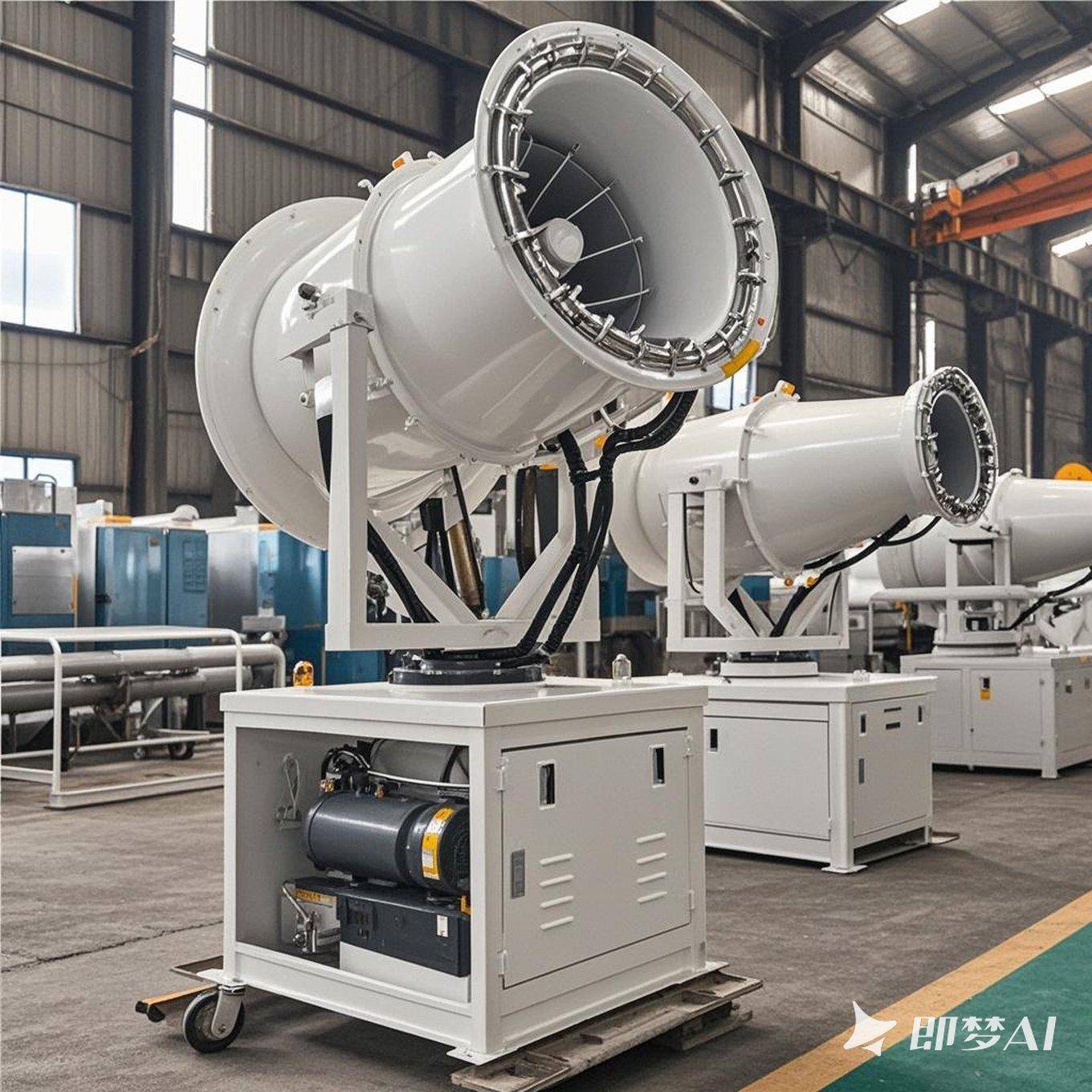 环保除尘雾炮机 PLC集中控制远程射雾器 30米-150米