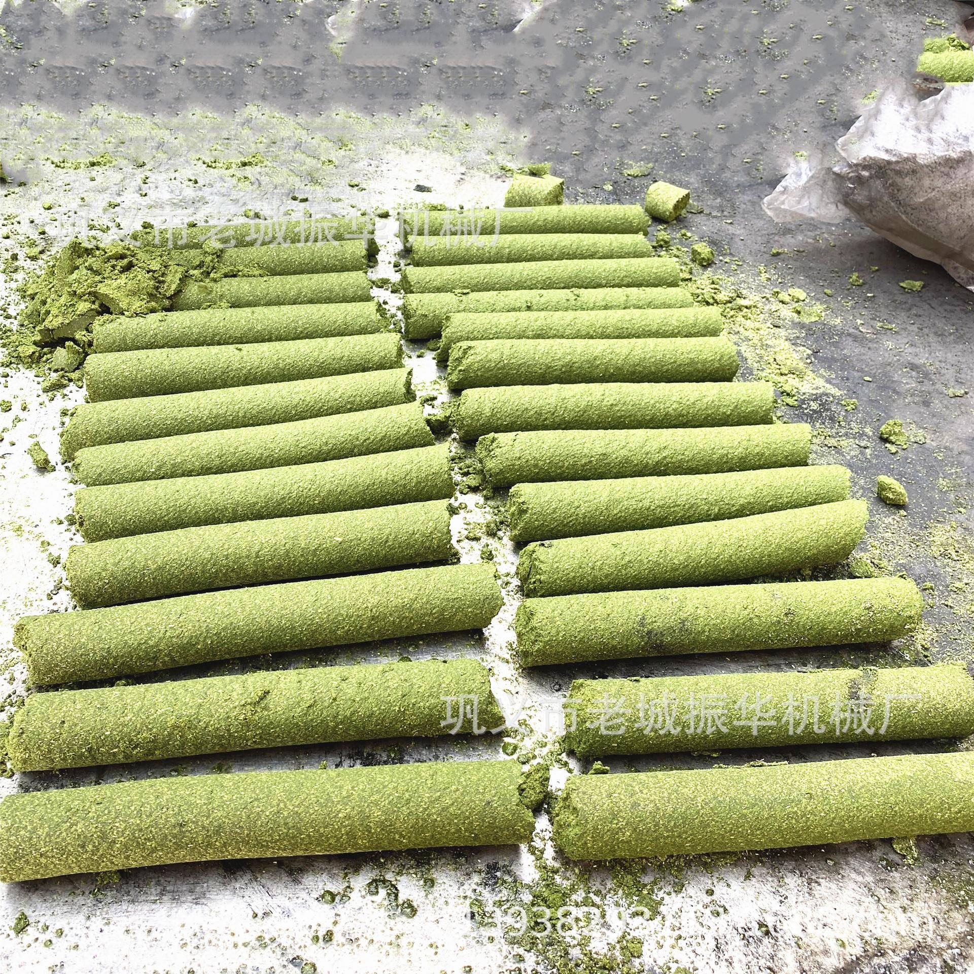 厂家制作 140艾粉艾绒制棒机 艾草粉挤压梅花棒成型机报价