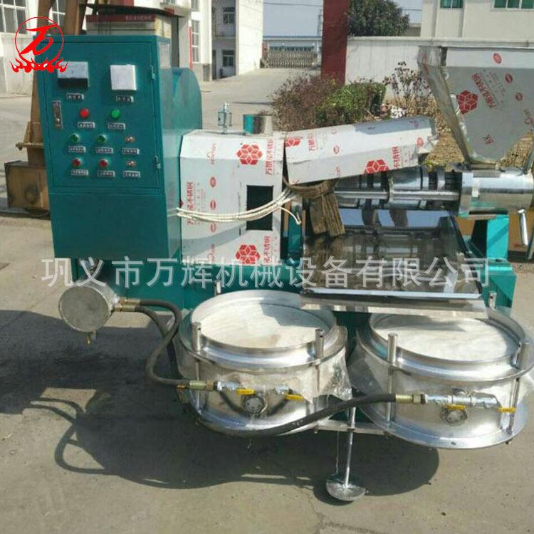 芝麻油橄榄油榨油机 小型商用胡麻籽螺旋榨油机 油菜籽压榨设备