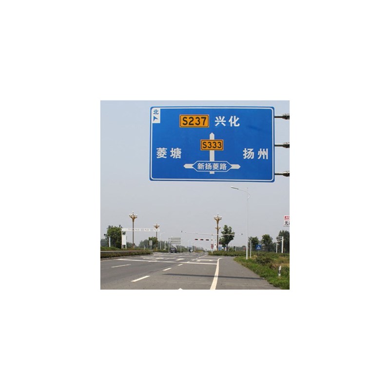 供应标志杆交通标志牌杆 L型立杆 热镀锌单悬臂交通标识杆F杆