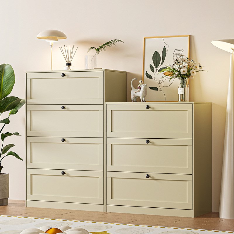 家用金属五斗柜钢制收纳柜子卧室储物柜客厅边柜铁艺床尾柜抽屉柜