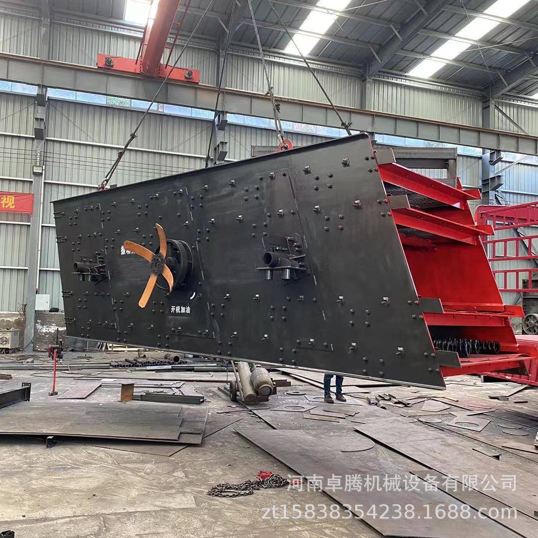 三层圆振动筛厂家矿用振动筛生产多功能砂石料筛分机耐磨振动筛