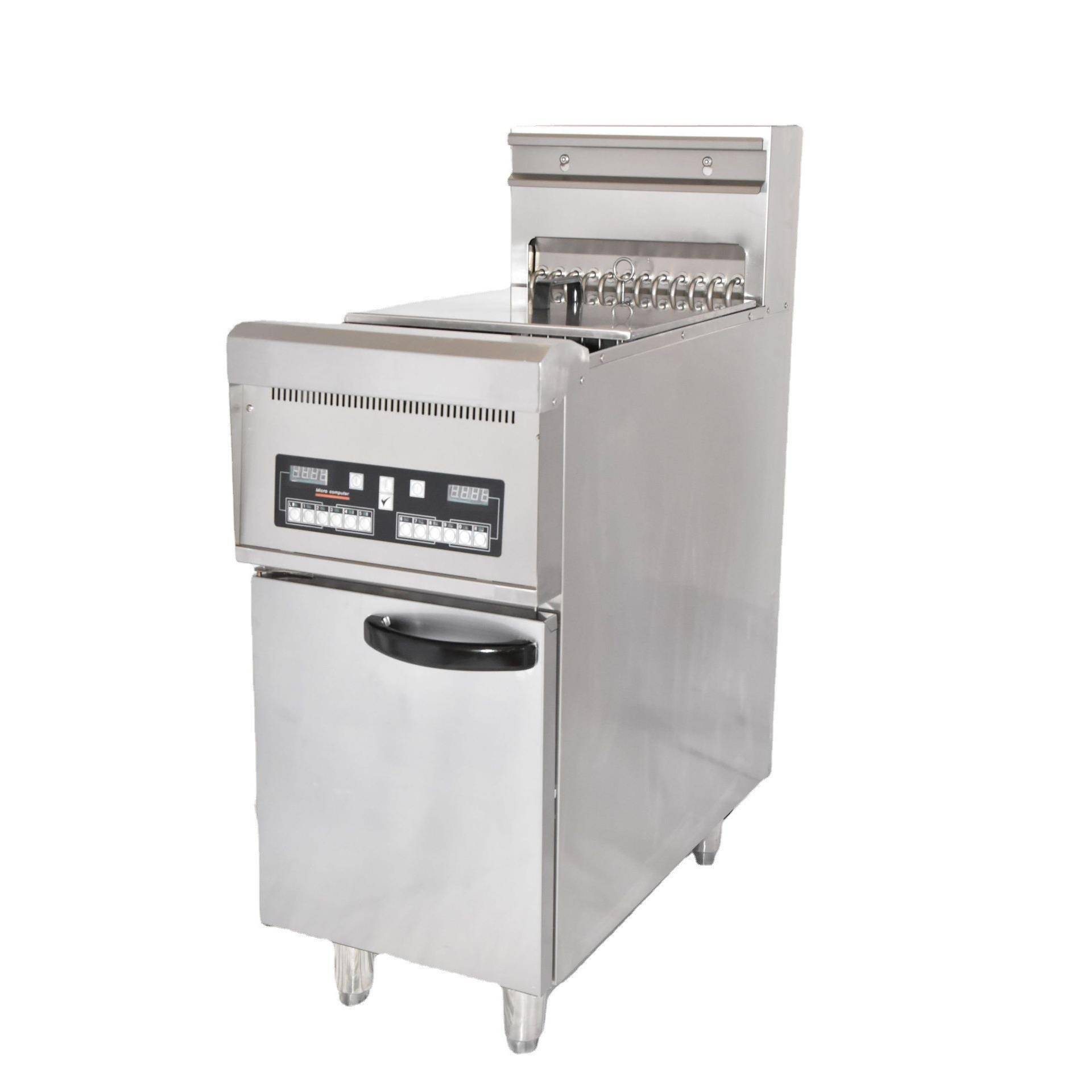 西厨商用不锈钢炸炉多功能油炸锅立式电脑单双缸薯条电炸炉