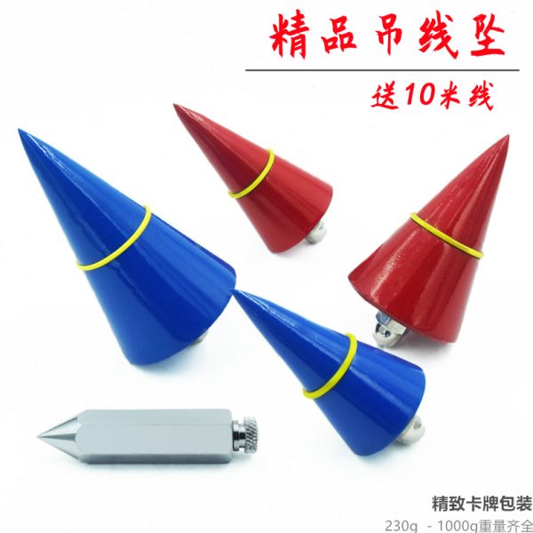 易力友吊线坠线陀线垂吊线锤线铅锤建筑工地用线铅锤卡牌包装瓦匠
