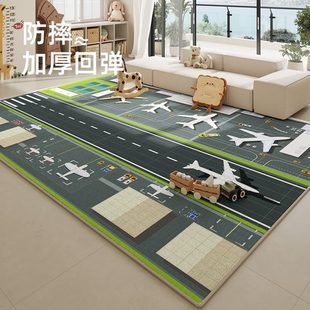 儿童房爬行垫免洗可擦家用卡通茶几地垫防水耐脏 地毯客厅2024新款