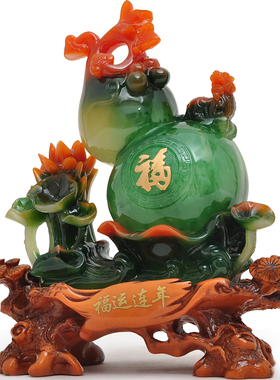 葫芦摆件客厅电视柜玄关家居家俱家庭室内办公桌办公室工艺装饰品