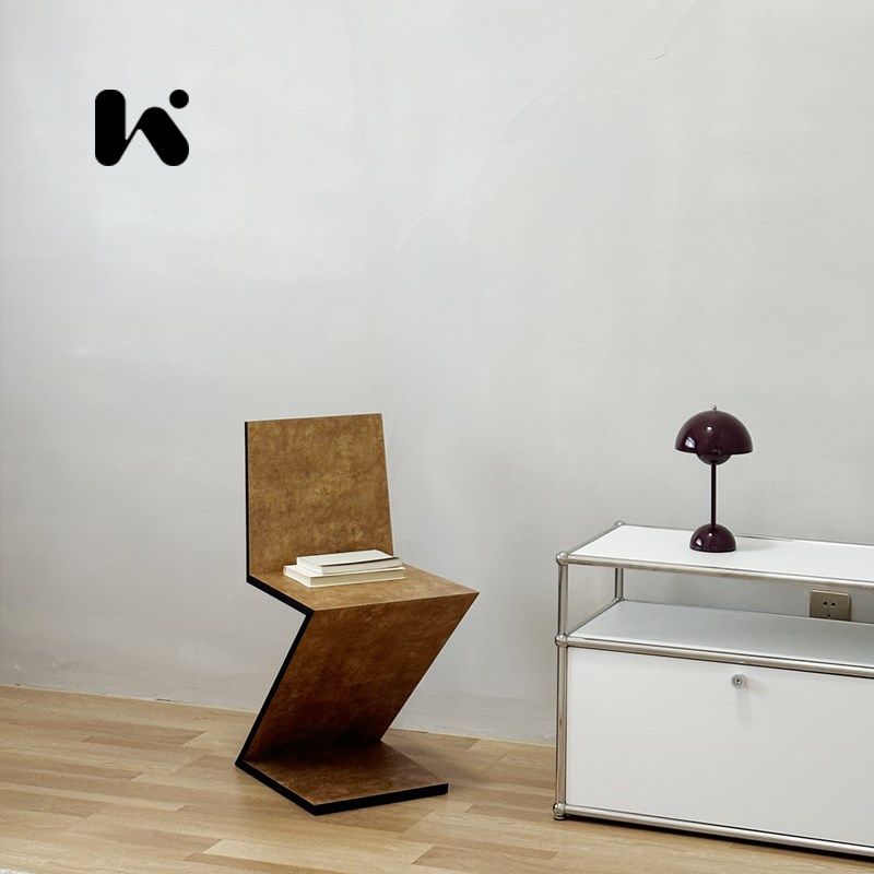 再物设计出品之椅非复刻Z字椅设计师款餐椅中古椅子简约靠背椅,住宅家具,椅子,淘宝优惠券,粉丝福利购,淘宝优惠卷