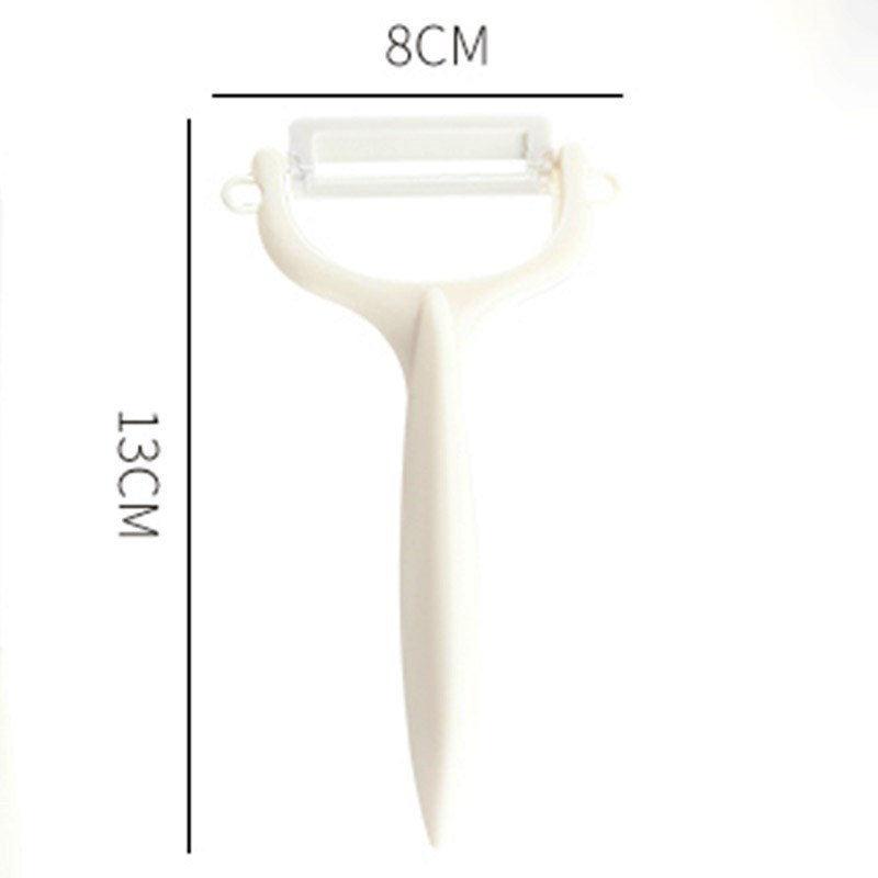 陶瓷刨削皮器瓜果去果皮刀刨头陶瓷刀片清洗无锈味水果削皮刀白色