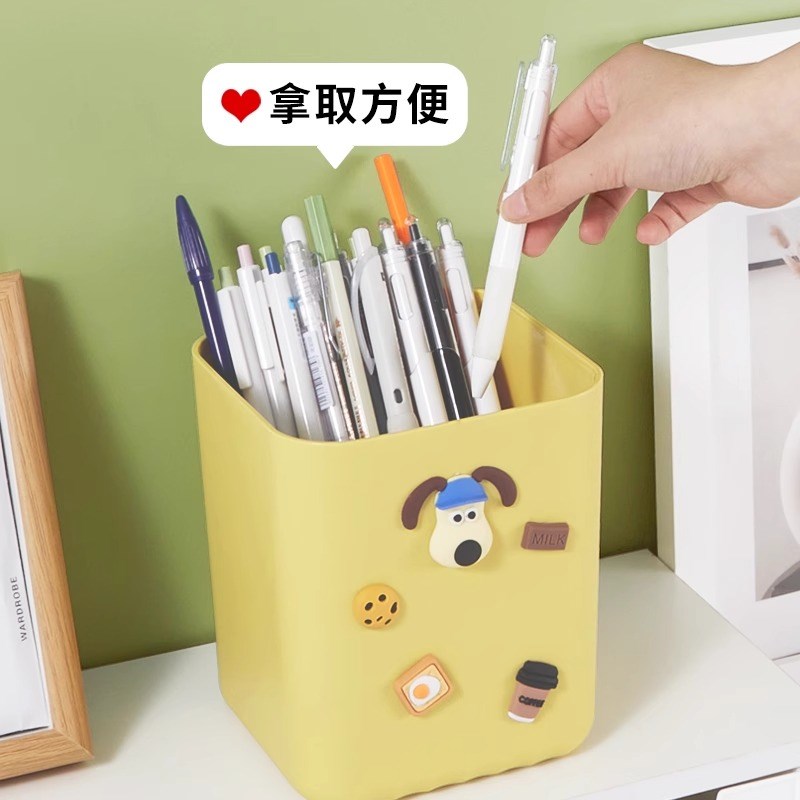 方形桌面垃圾桶家用立体图案DIY创意可爱小号果皮文具收纳桶笔筒