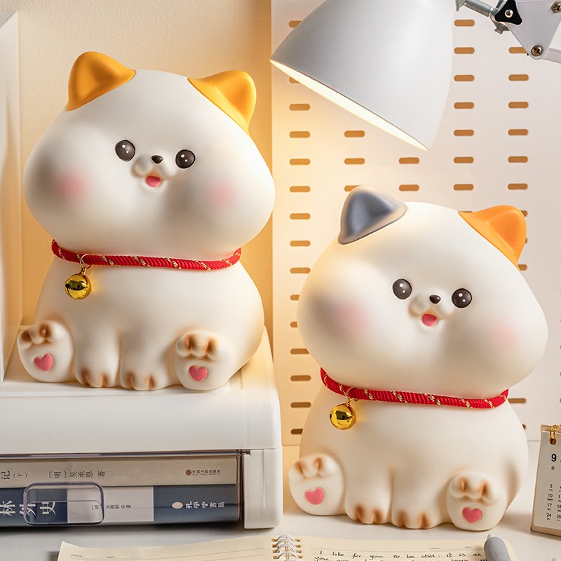 创意小猫咪儿童储蓄存钱罐2024年新款只进不出男女孩成人款大容量