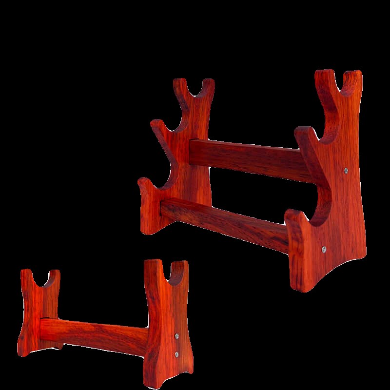 微型实木刀架剑托宝塔花梨木多层兵器展示架竹笛架子洞箫摆放架小