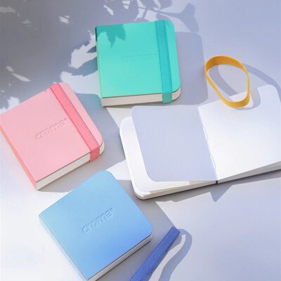 歌马croma口袋水彩本300g细纹水彩纸正方形随身迷你写生手账本