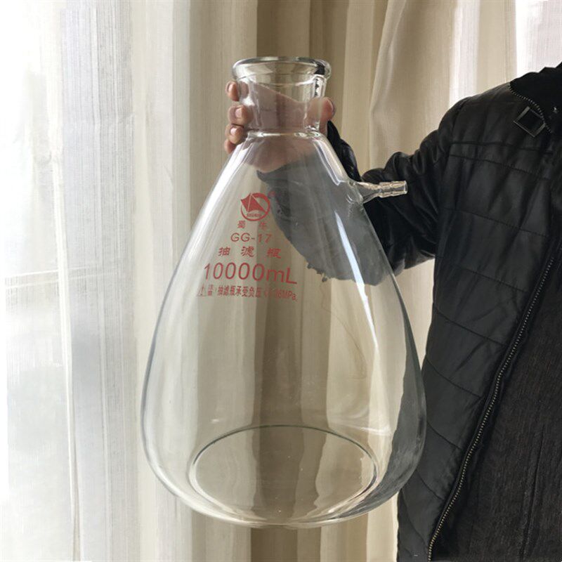 蜀牛上嘴抽滤瓶125/250/500/1L2L5L10L15L20L实验安全真空过滤瓶